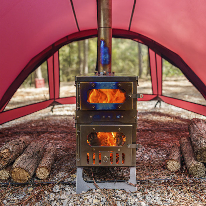 【Pré-commander】T-Brick Mini 2.0 | Version étendue | Réchaud en titane pour camping sous tente chaude | Nouveauté POMOLY 2024