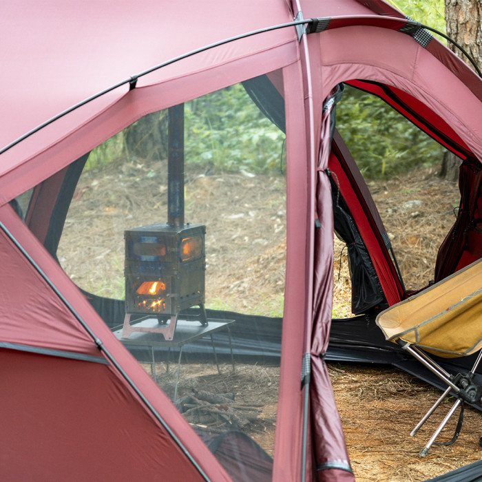 【Pré-commander】T-Brick Mini 2.0 | Version étendue | Réchaud en titane pour camping sous tente chaude | Nouveauté POMOLY 2024