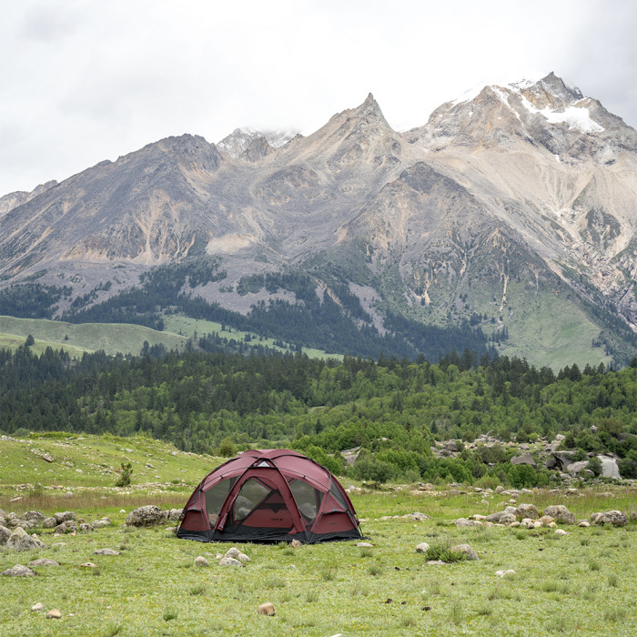 POMOLY Dome X4 Pro | Tente de camping autonome en forme de dôme | Nouveauté POMOLY 2024