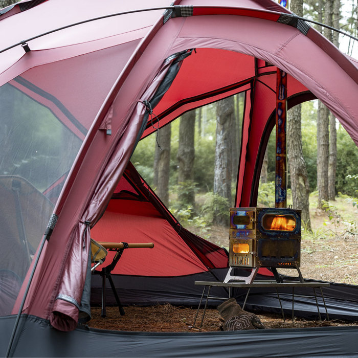 POMOLY Dome X4 Pro | Tente de camping autonome en forme de dôme | Nouveauté POMOLY 2024