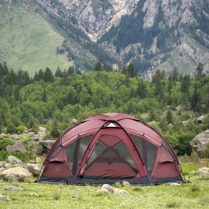 POMOLY Dome X4 Pro | Tente de camping autonome en forme de dôme | Nouveauté POMOLY 2024