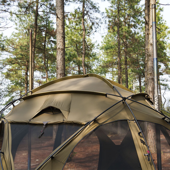 POMOLY Sphere X8 | Tente de camping autoportante en forme de dôme 8P | Nouveauté POMOLY 2025