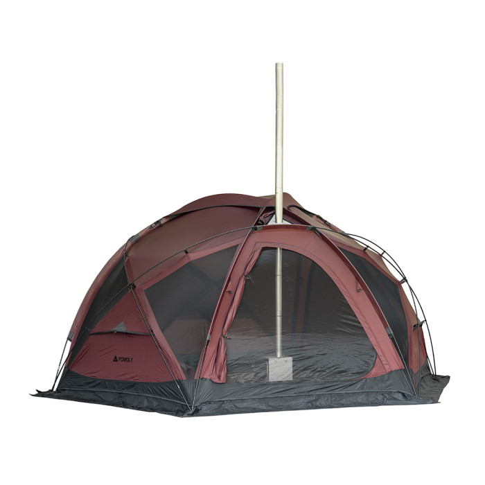 POMOLY Dome X4 Pro | Tente de camping autonome en forme de dôme | Nouveauté POMOLY 2024