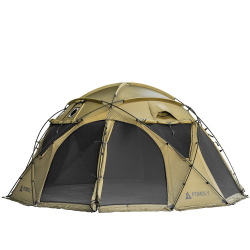 POMOLY Sphere X8 | Tente de camping autoportante en forme de dôme 8P | Nouveauté POMOLY 2025