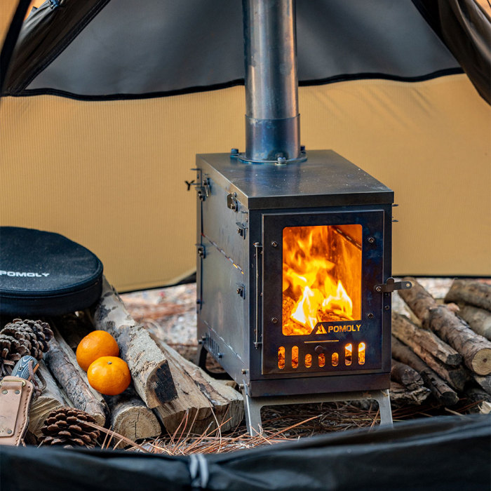 LEO 2 | 20D Tente de poêle à bois de camping | POMOLY Nouvelle Arrivée 2024