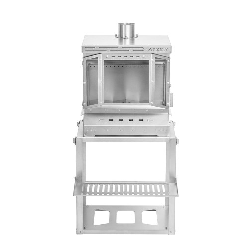 Réacteur Ti– Poêle à bois en titane pour tente de camping | Nouvelle arrivée POMOLY 2025