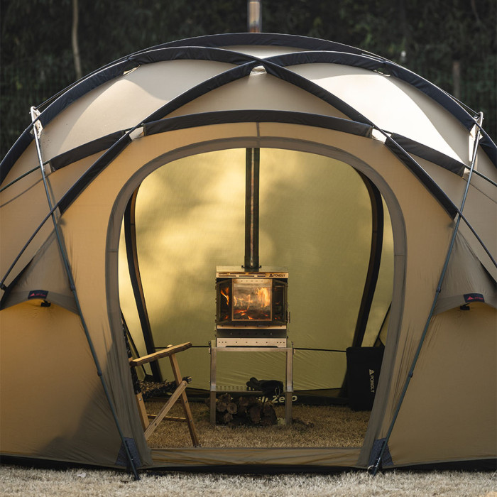 Réacteur Ti– Poêle à bois en titane pour tente de camping | Nouvelle arrivée POMOLY 2025