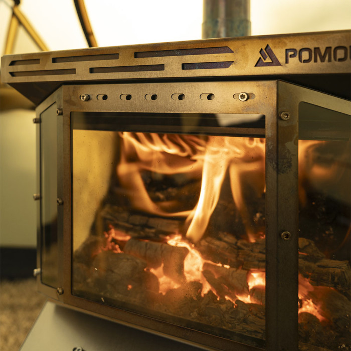 Réacteur Ti– Poêle à bois en titane pour tente de camping | Nouvelle arrivée POMOLY 2025