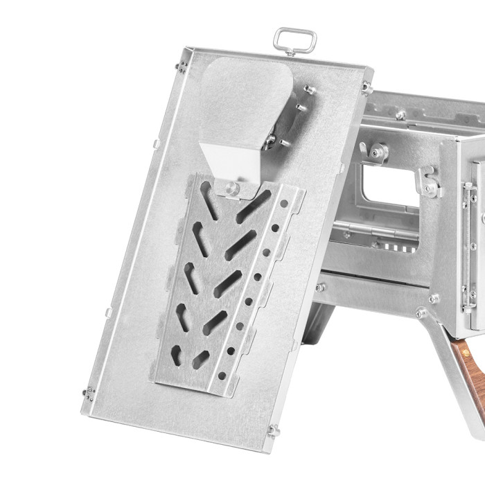 T1 Mini 3 | Poêle à bois pliable en titane pour camping solo | Nouvelle arrivée POMOLY