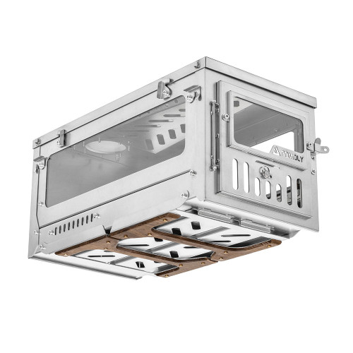T1 Ultra 3 | Poêle à bois pliable en titane | Nouvelle arrivée POMOLY