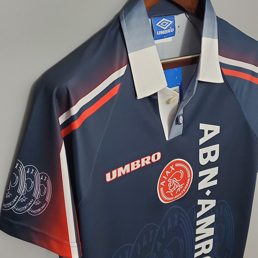 1997-1998 Ajax Away Retro Soccer Jersey