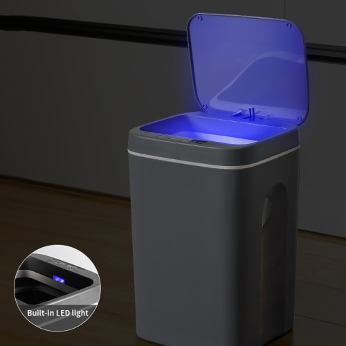 Smart Sensor Trash Can Electronic Automatic Household Bathroom Toilet Waterproof Narrow Seam Sensor Bin