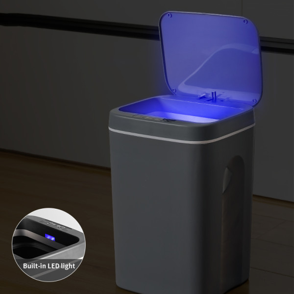 Smart Sensor Trash Can Electronic Automatic Household Bathroom Toilet Waterproof Narrow Seam Sensor Bin