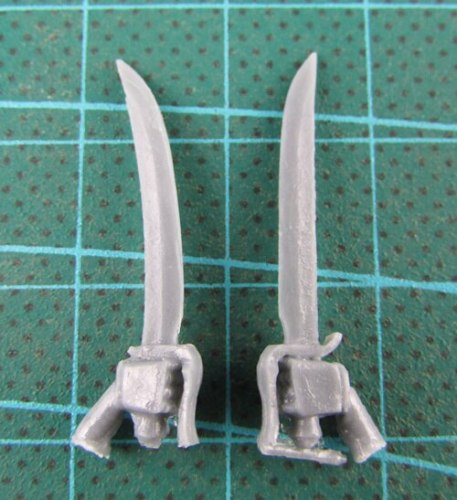 LEGION MKIV POWER WEAPON SET bits - Charnabal Sabre with right Hand and left Hand