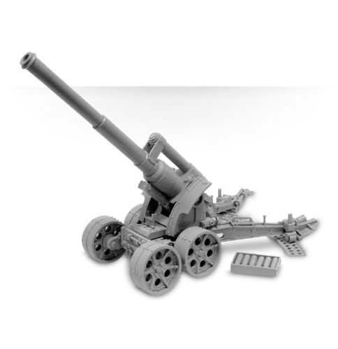 DEATH KORPS OF KRIEG HEAVY ARTILLERY CARRIAGE WITH EARTH SHAKER CANNON