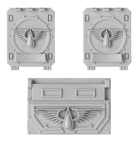 Blood Angels Rhino Doors and Frontplate
