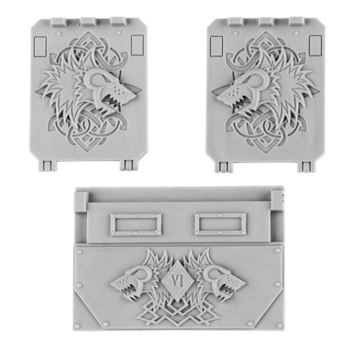 Space Wolves Rhino Doors and Front Plate
