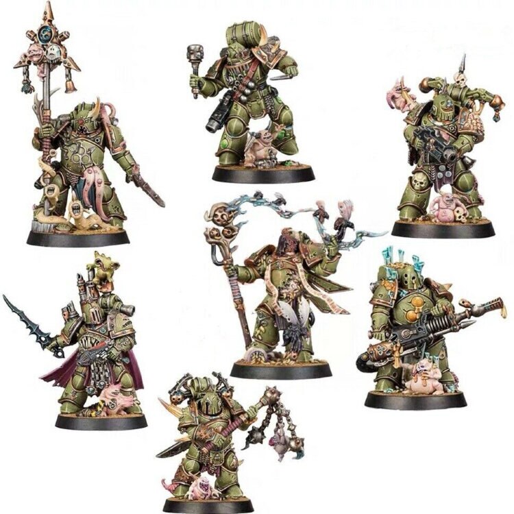 Heroes Series 3 JAPAN EXCLUSIVE DEATH GUARD (7 Miniatures)