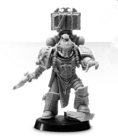 MAGISTER SEVRIN LOTH CHIEF LIBRARIAN OF THE RED SCORPIONS WITH HONOUR GUARD Bits