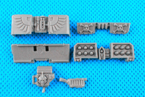 Dark Angels Terminator Deathwing Command Squad Cyclone Missile Launcher - BITS