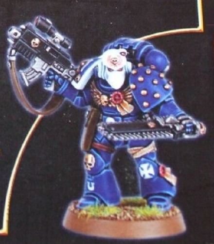 LIMITED EDITION WHITE DWARF SUBSCRIPTION 2008 SPACE MARINE VETERAN NIB (Made of resin)       Limited Edition