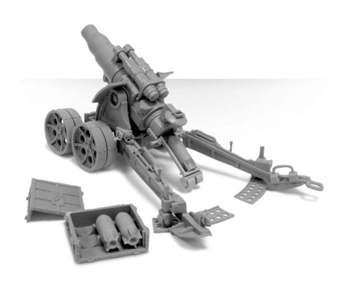 DEATH KORPS OF KRIEG HEAVY ARTILLERY CARRIAGE WITH MEDUSA SIEGE GUN