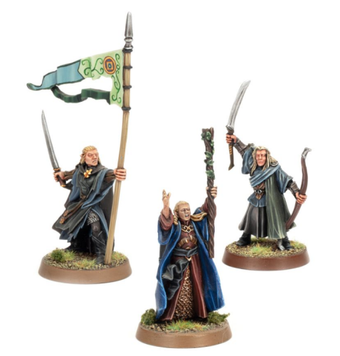 Lórien Elf Commanders   (Resin material )