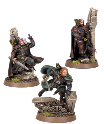 Faramir, Madril and Damrod, Rangers of Ithilien