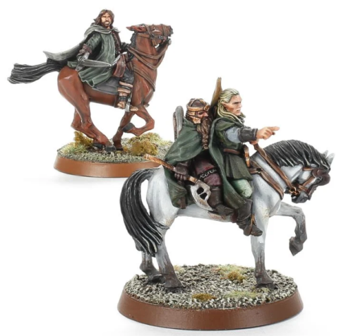 The Three Hunters Mounted