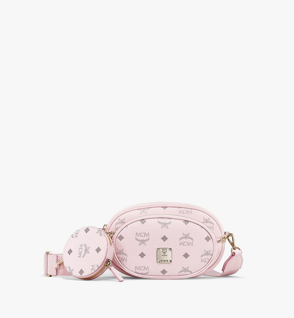 small essential visetos coated canvas crossbody bag