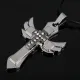 Fashion Cross Angel Wing Pendant Necklaces - S55