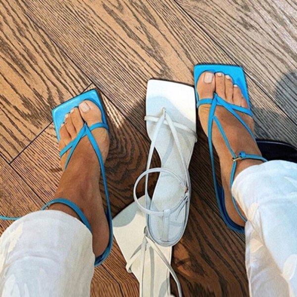 Sexy High Heels Open Toe Woman's Clip-On Strappy Sandals Heels Ankle Strap Beach Sandal 97910-34