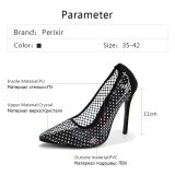 Perixir Design Rhinestones Shiny Diamond  Sexy Heels 128-29310