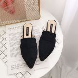 ENPLEI Flats Slippers Women Mules Shoes Fashion Ladies Close Toe Sandals 6789-23