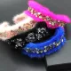 New fashion fluff luxury inlaid with color rhinestones headband