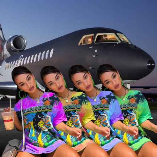 Autumn Summer Women Casual Cartoon Letter Print T Shirt Tops S04556