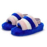 Fashion Wool Warm Plush Non-Slip Slippers