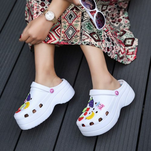 Crocodile Thick Bottom Sandals Cartoon Fruit Sandals