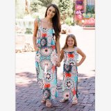 Boho Loose  Mother Daughter Floral Jumpsuit Jumpsuits   QZ1900819