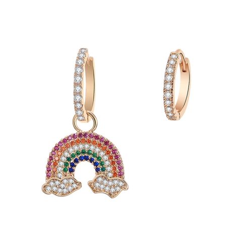 Fashion Rainbow Pendant Earring