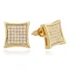 Rhinestone Square Stud Earrings