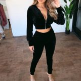 Fashion Velvet Hoodied Bodysuit Bodysuits Outfit Outfits