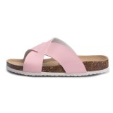 Fashion Summer Men Women Cork Casual Beach Cross Flat Slides