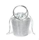 Fashion Evening Bags Rhinestones Bucket Handbag Handbags