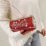 Coke Can Shape Evening Bag Mini Clutch Luxury Chain Shoulder Bags FTB330