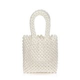 Handmade Pearl Bag  Retro Acrylic Bag Bags