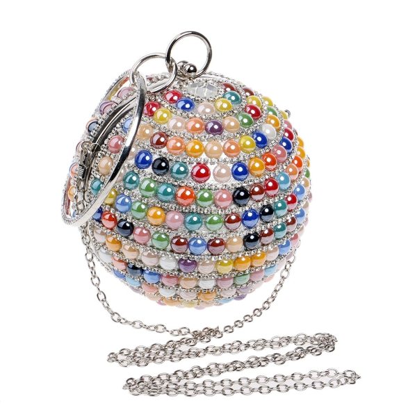 Diamond-studded Fashion Spherical Banquet Dinner Bag Handbags YM114859