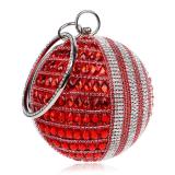 New Round Pearl Beaded Diamond Evening Bags Handbags YM116273