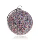 Full Crystal Ball Shaped Clutches Lady Handbags YM810516