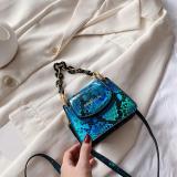 Fashion Serpentine Shoulder Bag Retro PU Leather Snake Print Handbags JN65869